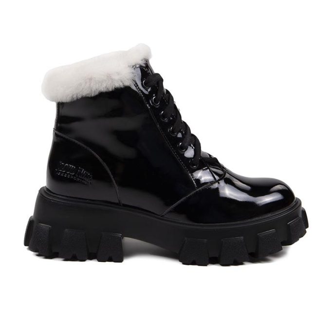 Cloud Nine Sheepskin Womens Sadie Boot-Black