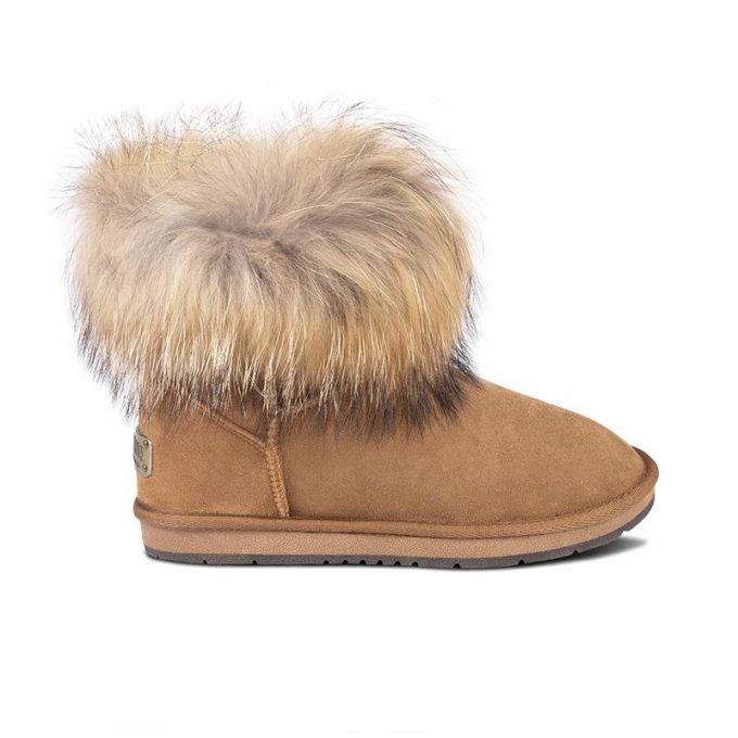 Cloud Nine Sheepskin Womens Rocco Boot-Chestnut