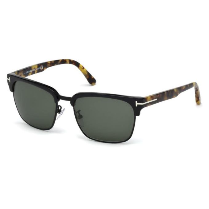 Tom Ford Sunglasses Mens River Sunglasses-Black Tortoise